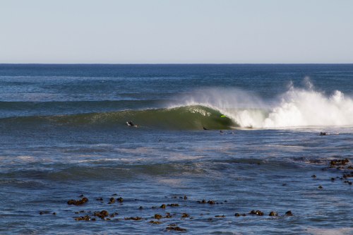 Another West Coast spot shows some potential as some punter gets caught in the lip.