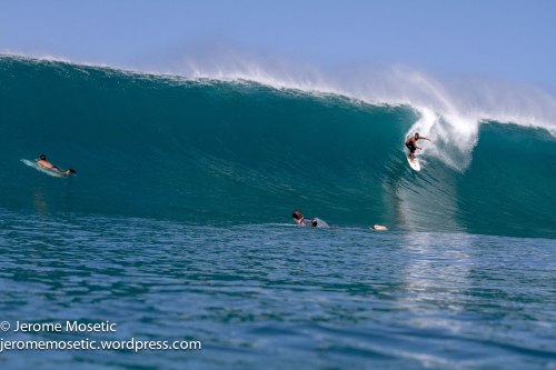Brazo charger taking the drop on a nice sized set wave