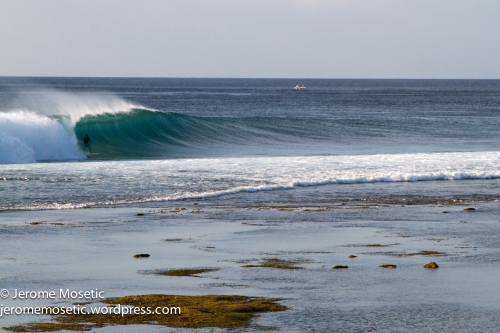 The lower section of the reef was also cooking, super shallow and hollow. 