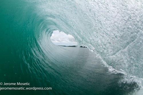 Tunnel Vision Time Machine! I love being on my surfboard with this view.  Who doesn't?